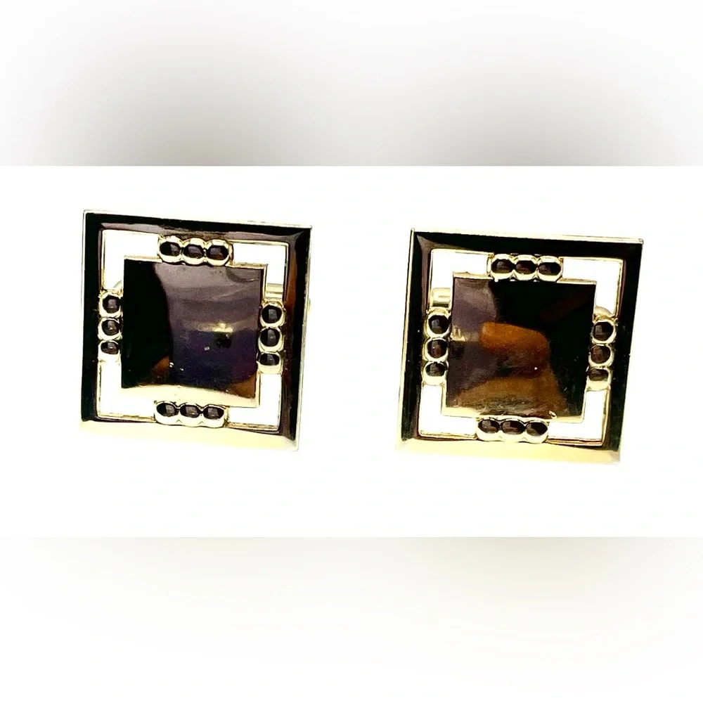 3 for $30 Vintage Gold Tone Openwork Classic Cufflinks